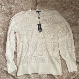Womens Lightweight crochet sweater